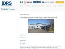 Tablet Screenshot of idrs.com